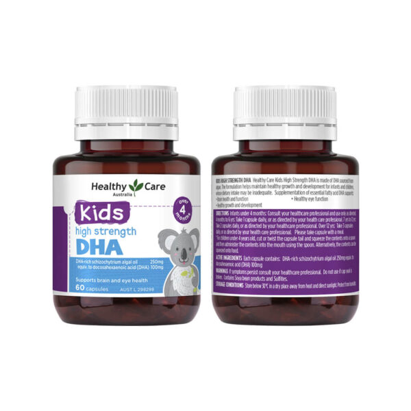 DHA Healthy Care Kids High Strength DHA Cho Bé Từ 4 Tháng Tuổi