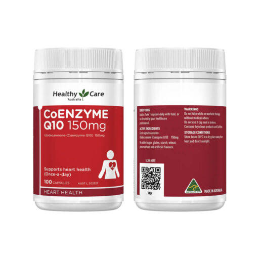 Bổ Tim Healthy Care CoENZYME Q10 150mg · Nền Tảng Cho Trái Tim Khỏe Mạnh