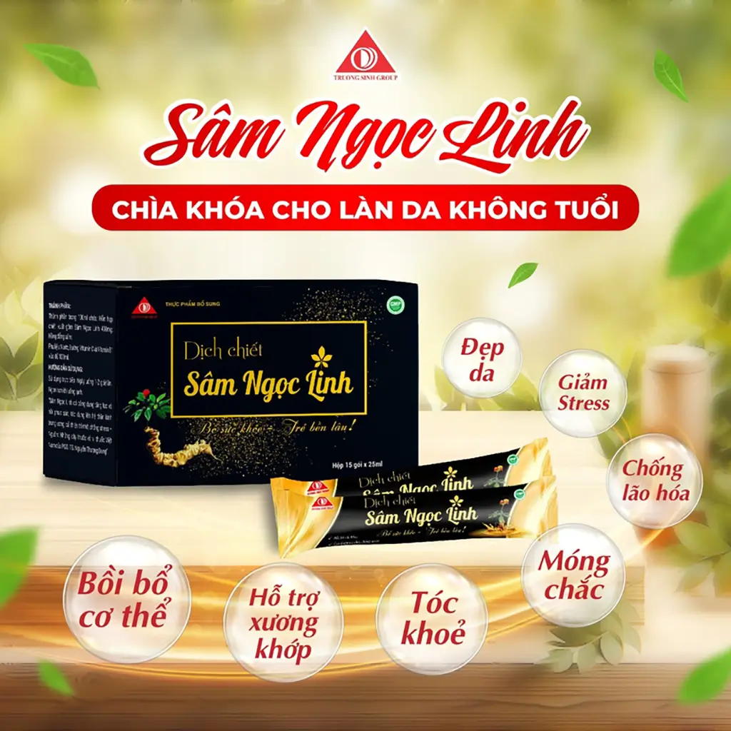 Giới thiệu Dịch Chiết Sâm Ngọc Linh Trường Sinh