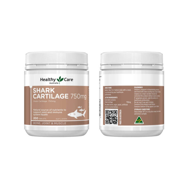 Viên Uống Bổ Sung Glucosamine Healthy Care Shark Cartilage 750mg · Giải Pháp Toàn Diện Cho Sức Khỏe Xương Khớp