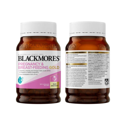 Vitamin Bầu Bú Blackmores Pregnancy & Breast-Feeding Gold · Người Đồng Hành Hoàn Hảo Cho Mẹ Trong Thai Kỳ Và Sau Sinh