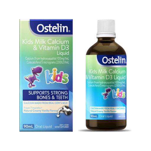 Canxi & Vitamin D3 Ostelin Dạng Sữa – Giải Pháp Hoàn Hảo Cho Hệ Xương Khỏe Mạnh Của Bé Từ 7 Tháng Tuổi